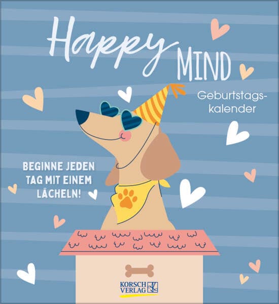 Geburtstagskalender Happy Mind