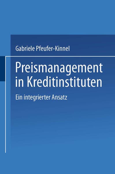 Preismanagement in Kreditinstituten