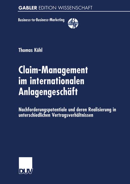 Claim-Management im internationalen Anlagengeschäft