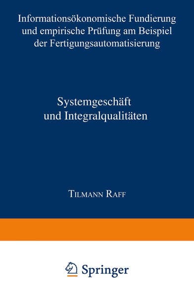 Systemgeschäft und Integralqualitäten