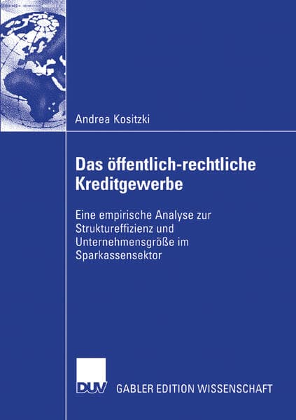Das öffentlich-rechtliche Kreditgewerbe