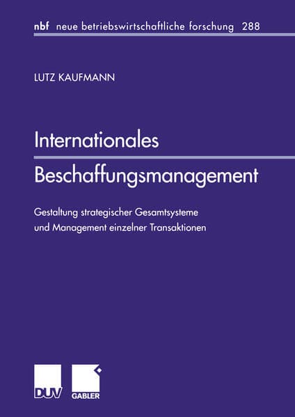 Internationales Beschaffungsmanagement