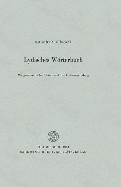 Lydisches Wörterbuch