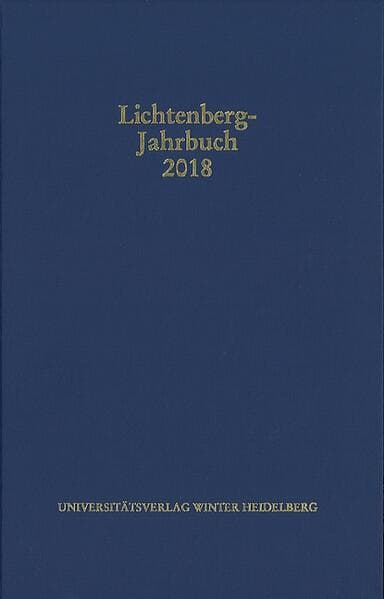 Lichtenberg-Jahrbuch 2018