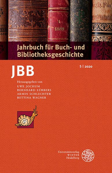 Jahrbuch für Buch- und Bibliotheksgeschichte 5 | 2020