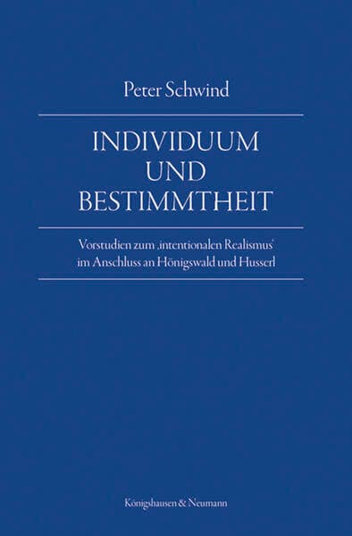 Individuum und Bestimmtheit