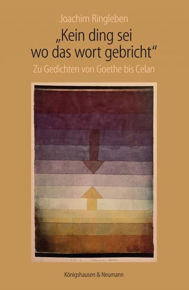 "Kein Ding sei wo das wort gebricht"
