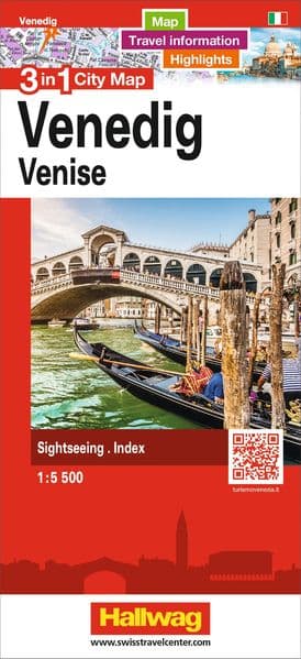 Hallwag Stadtplan Venedig