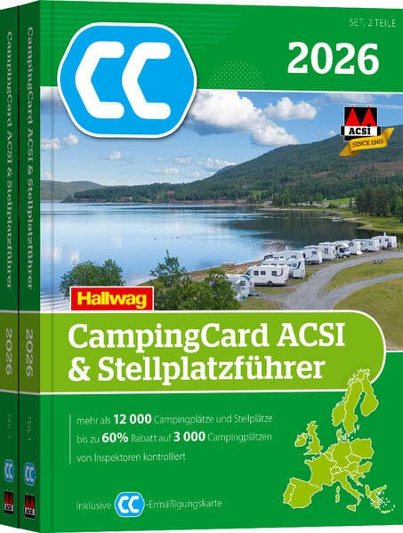 ACSI CampingCard & Stellplatzführer 2026