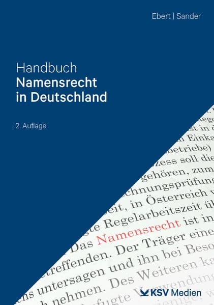 Handbuch Namenrecht in Deutschland
