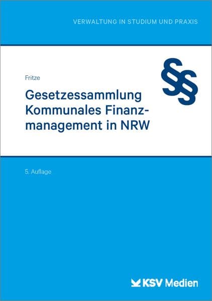 Gesetzessammlung Kommunales Finanzmanagement in NRW