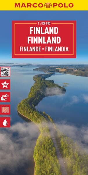 MARCO POLO Reisekarte Finnland 1:800.000