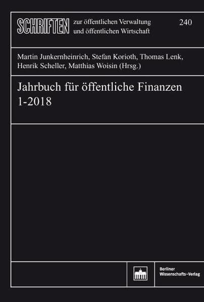 Jahrbuch für öffentliche Finanzen 1-2018
