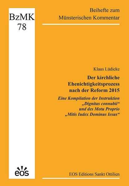 Der kirchliche Ehenichtigkeitsprozess nach der Reform 2015 - Eine Kompilation der Instruktion "Dignitas connubii" und des Motu Proprio "Mitis Iudex Dominus Iesus"
