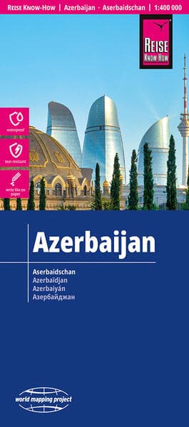 Reise Know-How Landkarte Aserbaidschan | Azerbaijan (1:400.000)