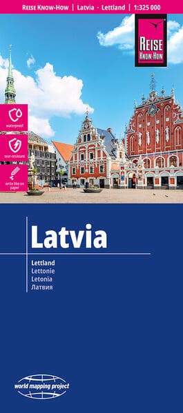 Reise Know-How Lettland | Latvia (1:325.000)