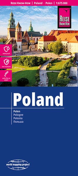 Reise Know-How Landkarte Polen | Poland (1:675.000)