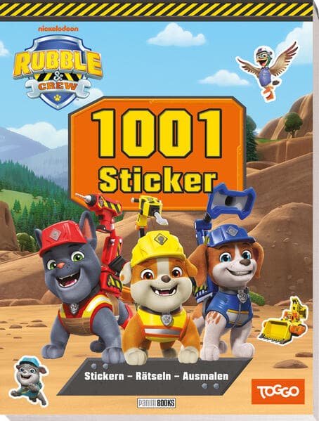 Rubble & Crew: 1001 Sticker: Stickern – Rätseln – Ausmalen