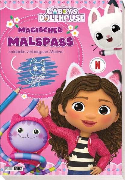 Gabby's Dollhouse: Magischer Malspaß - Entdecke verborgene Motive!