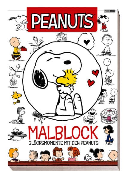 Peanuts: Malblock - Glücksmomente mit den Peanuts