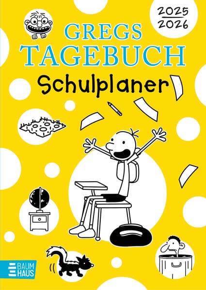Gregs Tagebuch - Mein Schulplaner 2025/2026