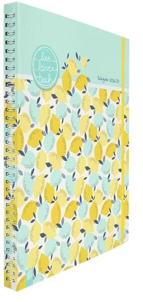 Mein Lehrerplaner A4+ – Ringbindung – Lehrerkalender für das Schuljahr 2026/2027 – Zitronentanz