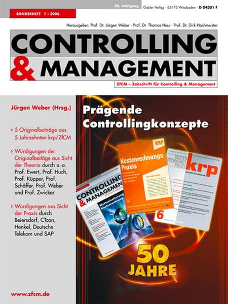 Prägende Controllingkonzepte
