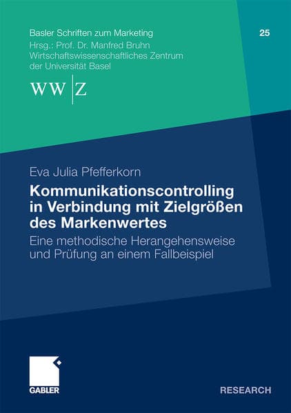 Kommunikationscontrolling in Verbindung mit Zielgrössen des Markenwertes