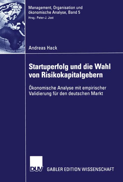Startuperfolg und die Wahl von Risikokapitalgebern