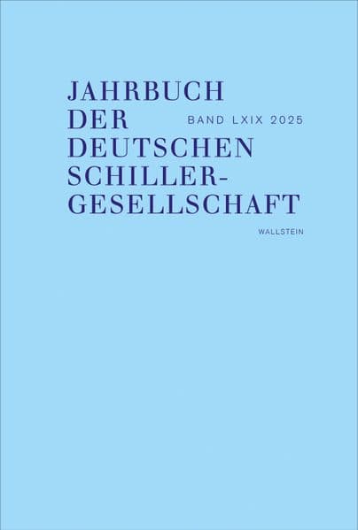 Jahrbuch der Deutschen Schillergesellschaft