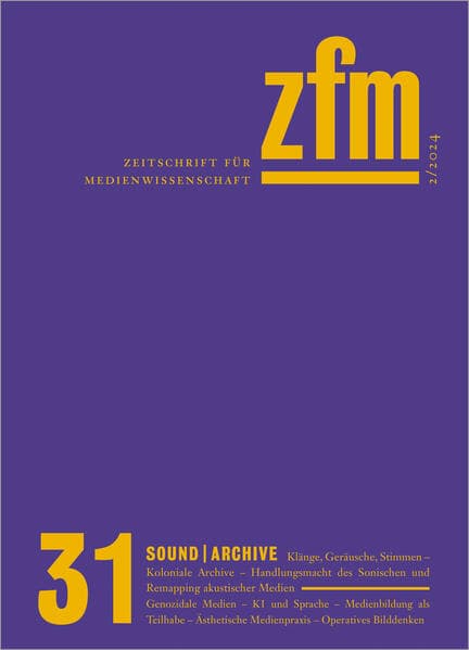 Zeitschrift für Medienwissenschaft 31