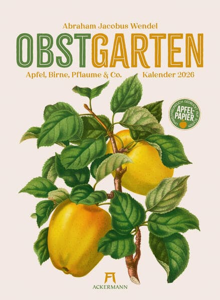 Obstgarten Kalender 2026 | Apfel, Birne, Pflaume & Co