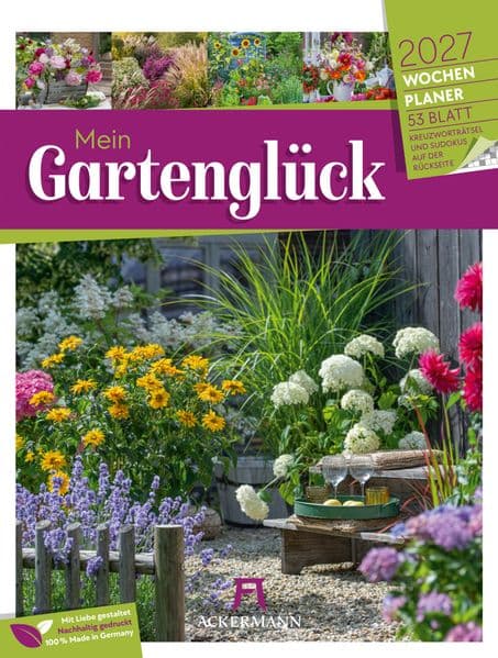 Gartenglück Wochenplaner Kalender 2027