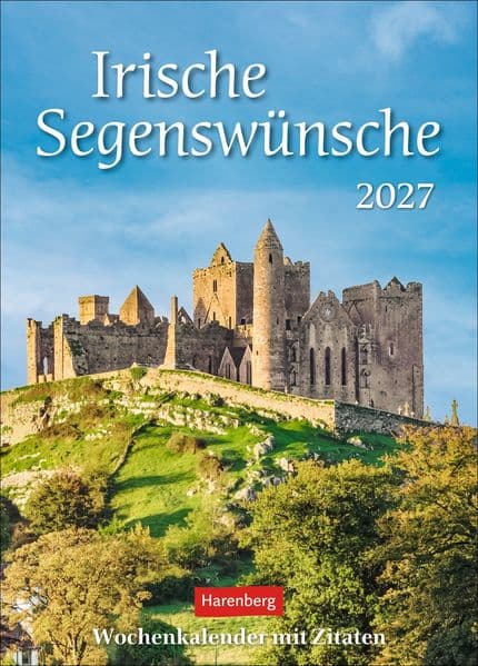 Irische Segenswünsche Wochenkalender 2027 - mit Zitaten