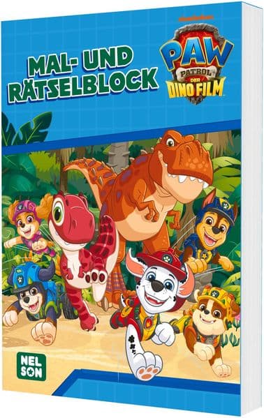 PAW Patrol Kindergartenheft: PAW Patrol - Der Dinofilm: Mal- und Rätselblock