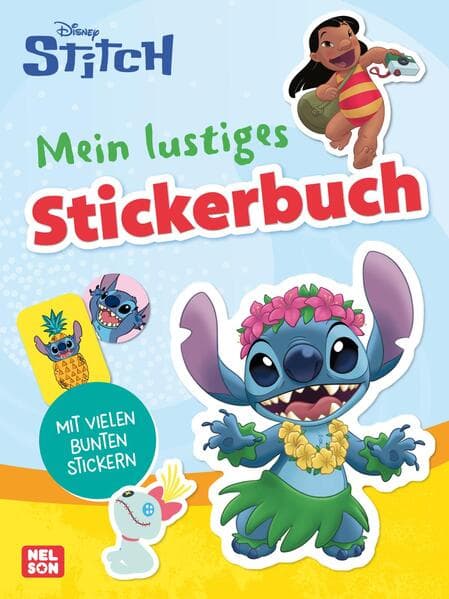 Disney Kreative Beschäftigung: Stitch: Mein lustiges Stickerbuch