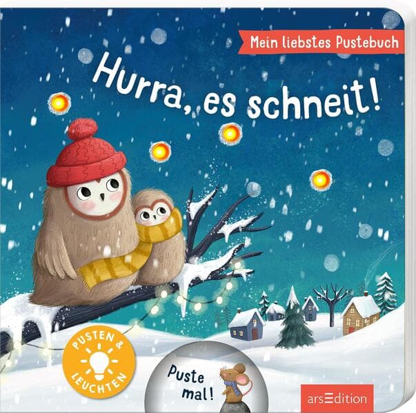 Mein liebstes Pustebuch – Hurra, es schneit!
