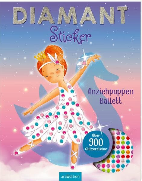 Diamantsticker Anziehpuppen – Ballett