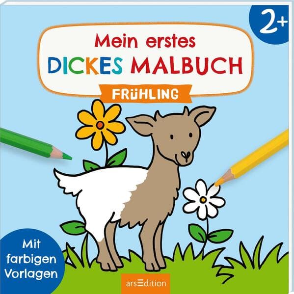 Mein erstes dickes Malbuch ab 2 – Frühling