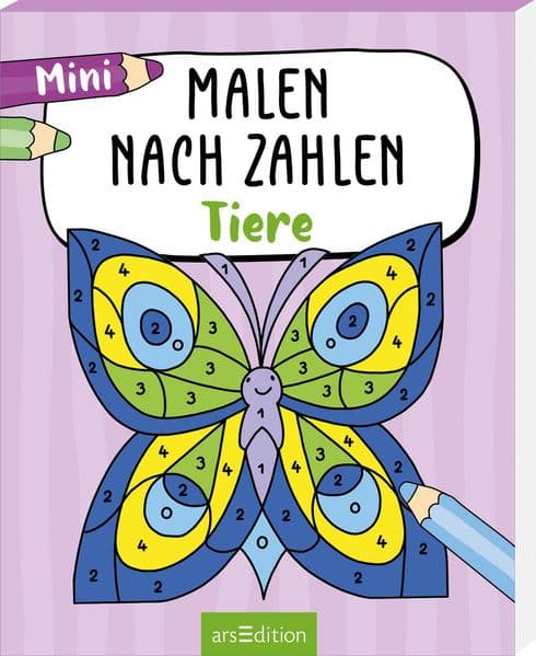 Malen nach Zahlen Mini – Tiere