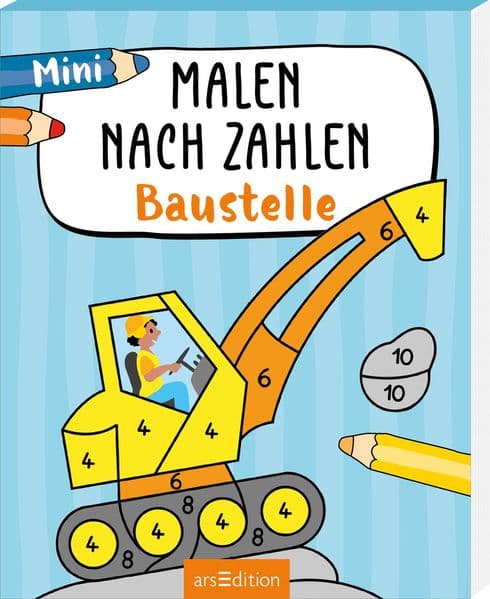 Malen nach Zahlen Mini – Baustelle