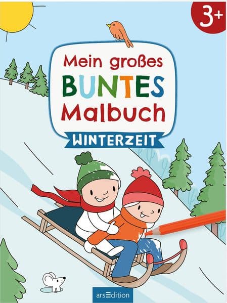 Mein großes buntes Malbuch – Winterzeit