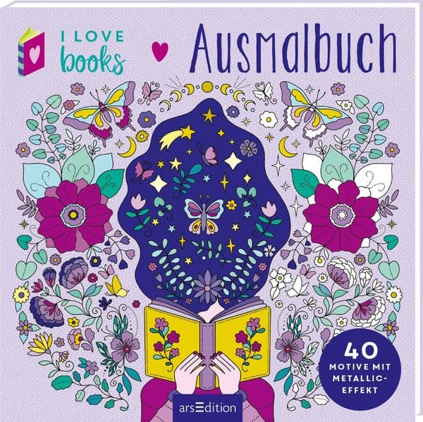 I Love Books – Ausmalbuch