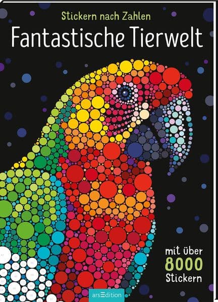 Stickern nach Zahlen – Fantastische Tierwelt