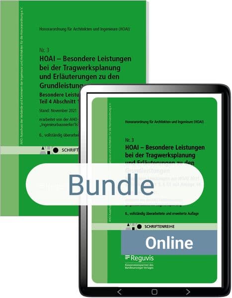 HOAI - Besondere Leistungen bei der Tragwerksplanung und Erläuterungen zu den Grundleistungen (Bundle)