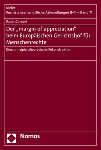 Der "margin of appreciation" beim Europäischen Gerichtshof für Menschenrechte