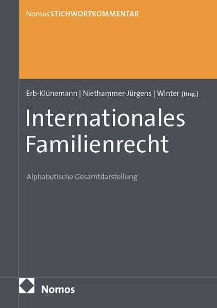 StichwortKommentar Internationales Familienrecht
