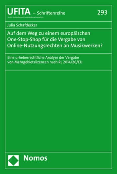 Auf dem Weg zu einem europäischen One-Stop-Shop für die Vergabe von Online-Nutzungsrechten an Musikwerken?