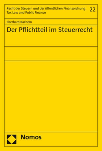 Der Pflichtteil im Steuerrecht