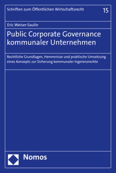 Public Corporate Governance kommunaler Unternehmen